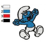 The Smurfs 01 Embroidery Design